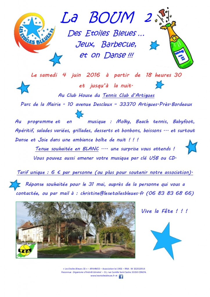 Affiche BOUM 04 06 2016